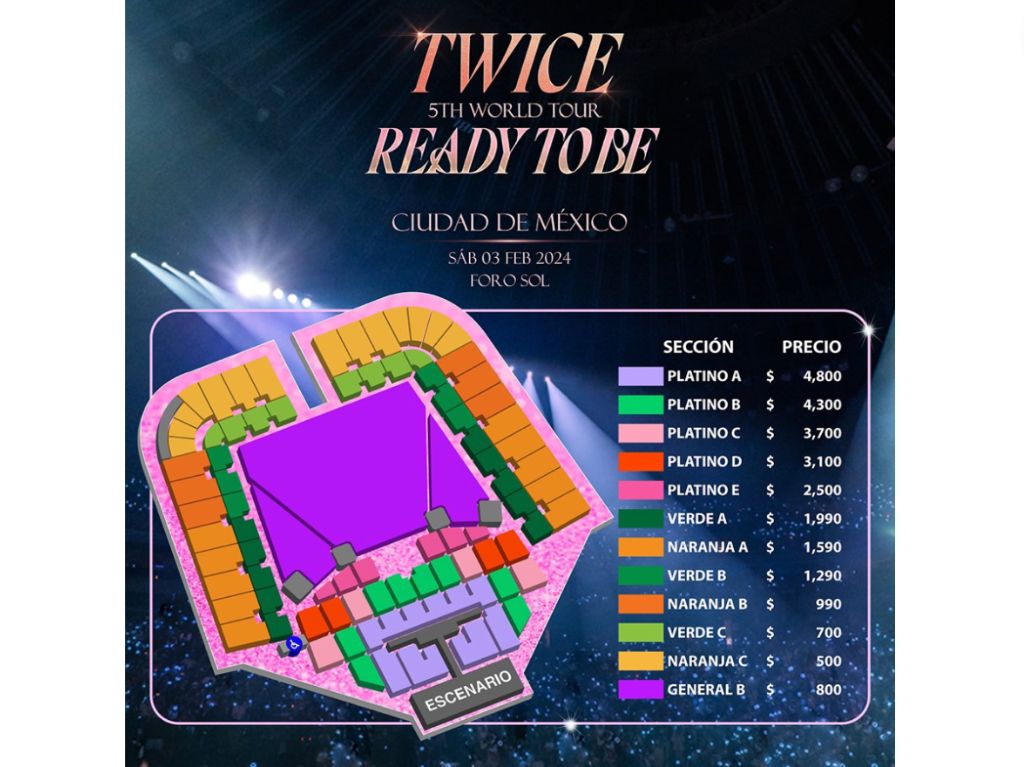 Boletos Twice CDMX