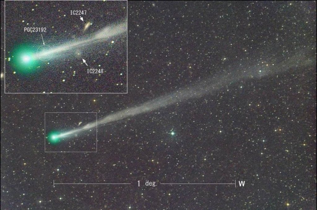 cometa Nishimura en méxico