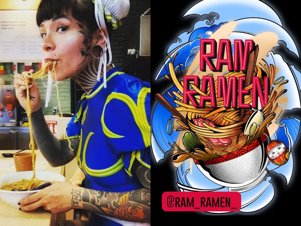 Comida japonesa y murales de anime en CDMX ¡Solo en Ram Ramen!