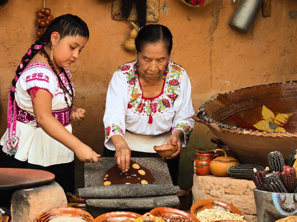 Elaboración del mole