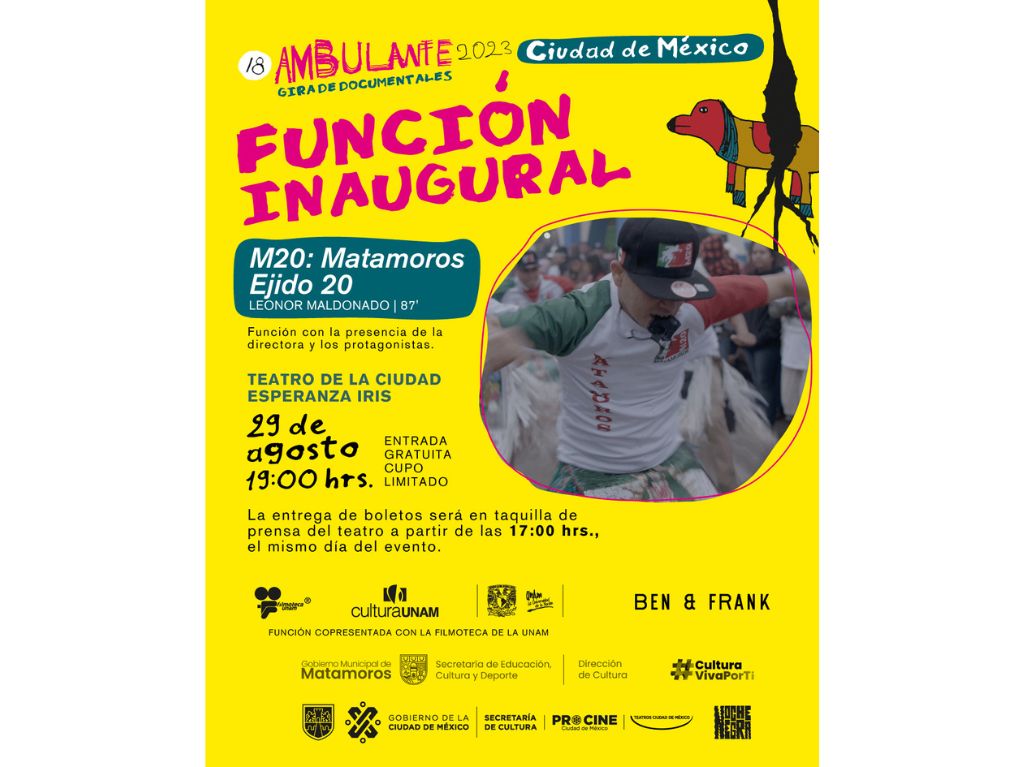 función inaugural ambulante 2023