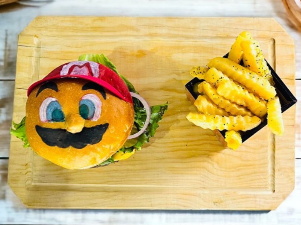 hamburguesa de Mario Bros