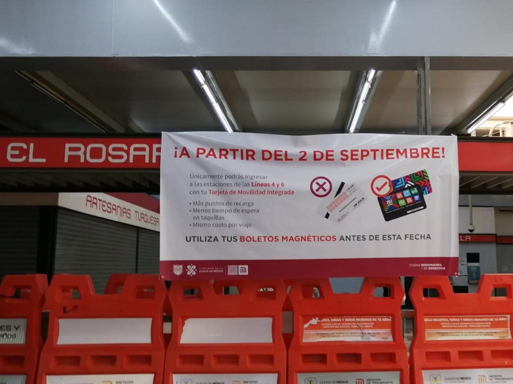 El Rosario sera una de las primeras estaciones en utilizar solo tarjeta de MI