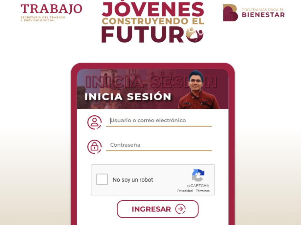 registro Jóvenes Construyendo el Futuro