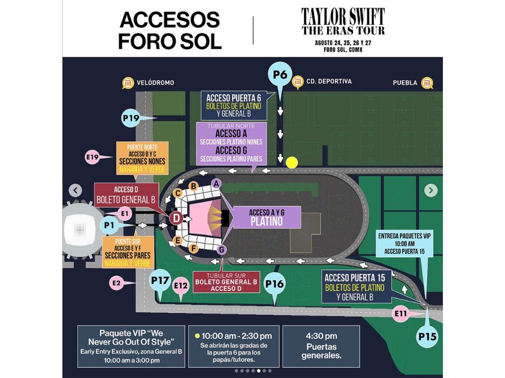 Guía para Taylor Swift en el Foro Sol ¡amplían horario del metro! 0