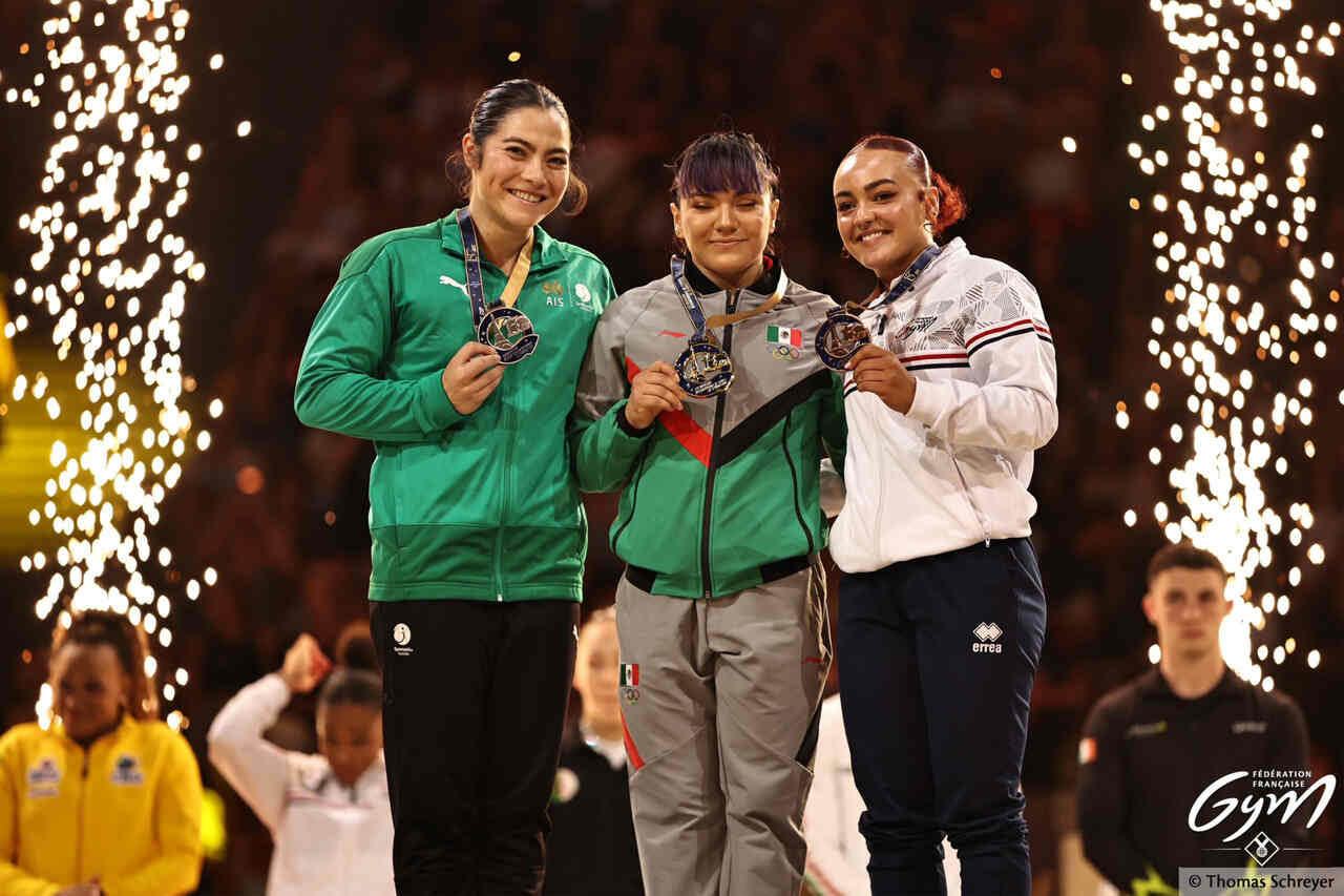 Alexa Moreno gana oro y bronce en Copa Mundial de Gimnasia Artística