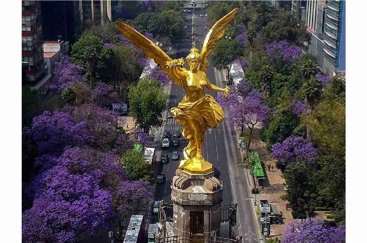 Monumento El Ángel de la Independencia, Ciudad de México, México en Reforma