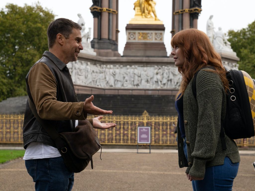 Sam Rockwell y Bryce Dallas Howard en Argylle