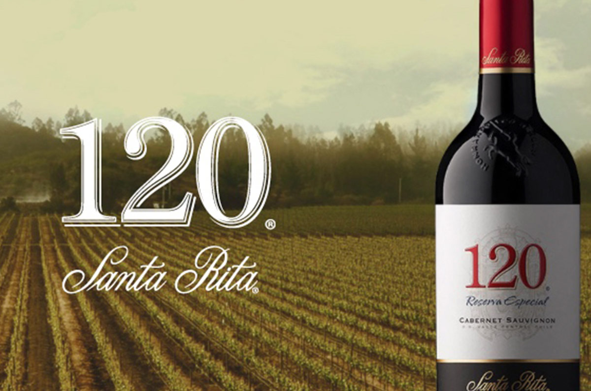 Celebra el Día del Cabernet Sauvignon con un imperdible vino 120 de Santa Rita