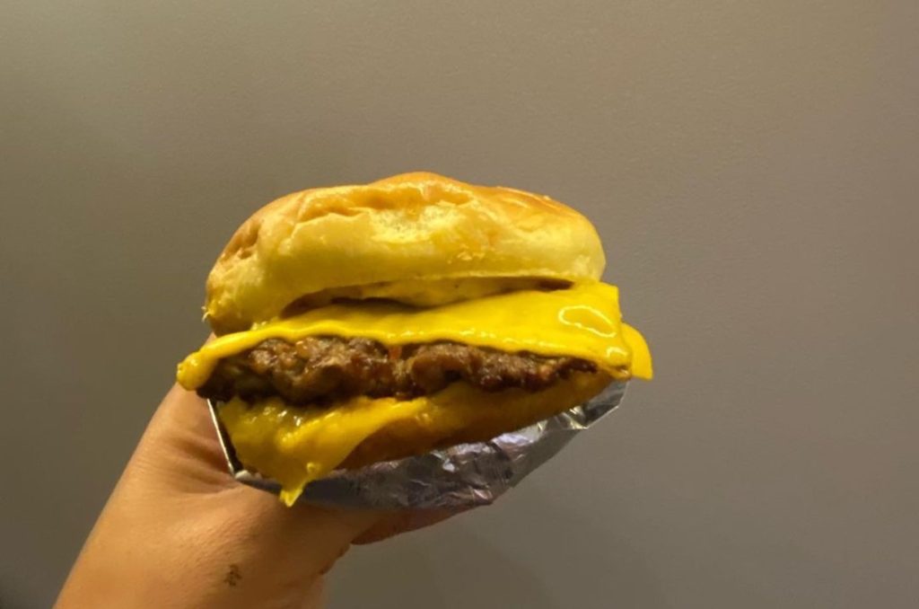 Deliciosa burger con queso