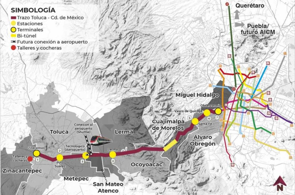 Estaciones del Tren Interurbano México-Toluca