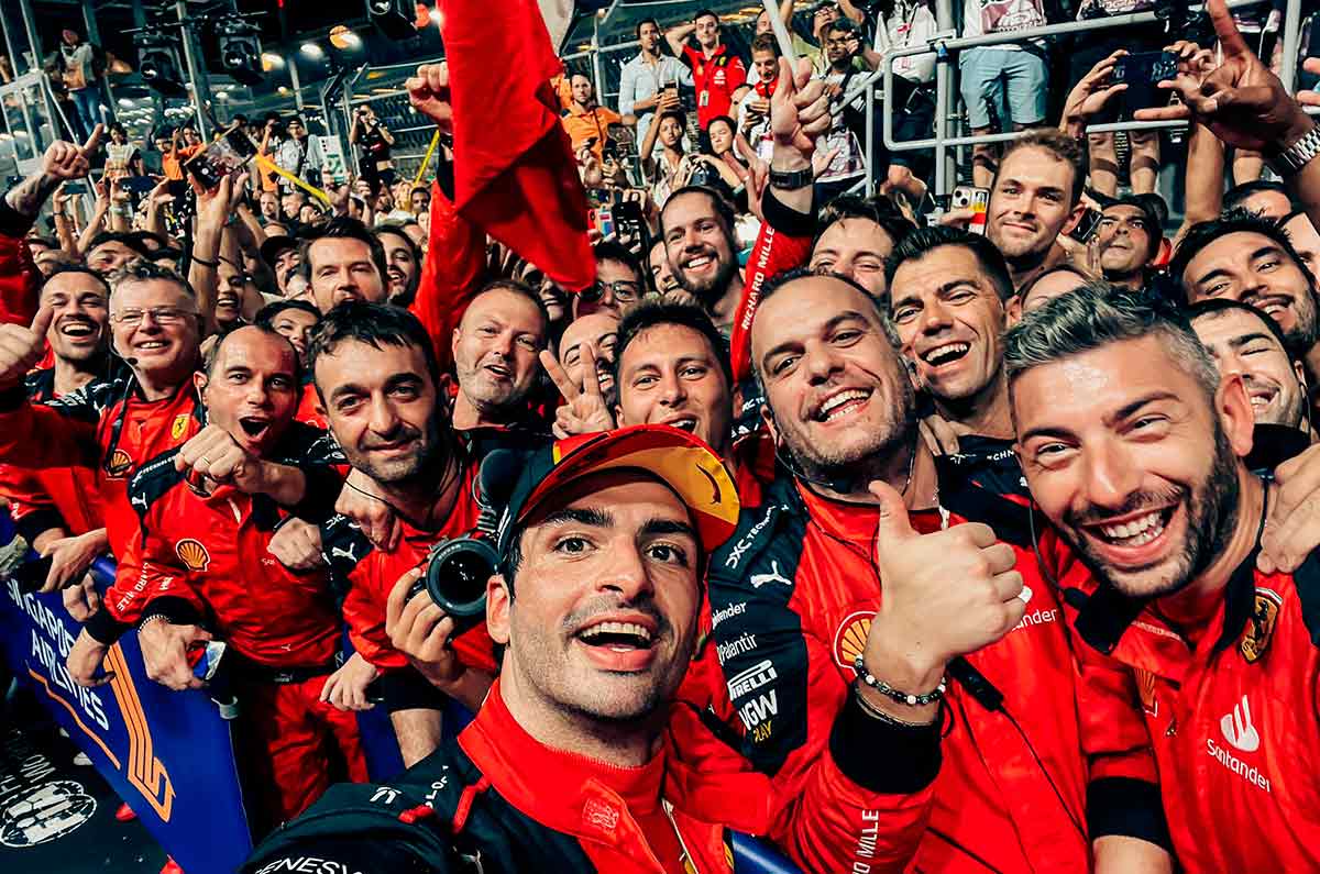 ¡Triunfo de Ferrari! Carlos Sainz se lleva el Gran Premio de Singapur