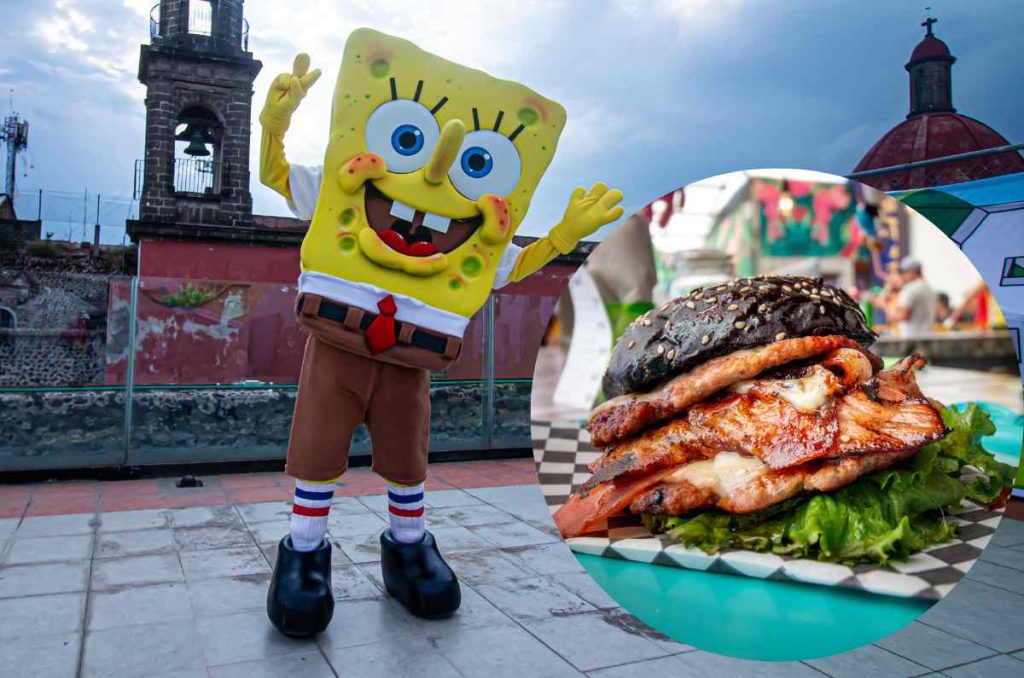 Kangre Kolor: restaurante itinerante de Bob Esponja en CDMX con colorburgers