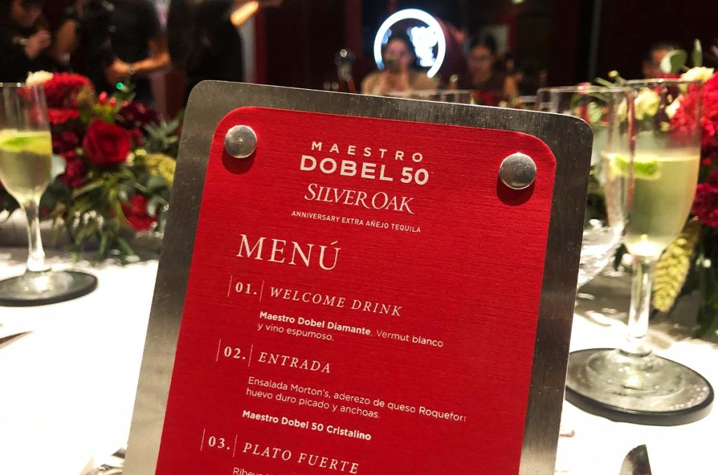 Cena Maridaje Mortons x Maestro Dobel