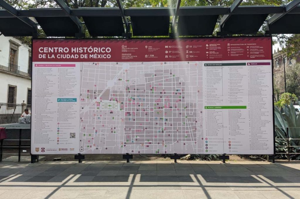 Mapa Turístico del Centro de CDMX