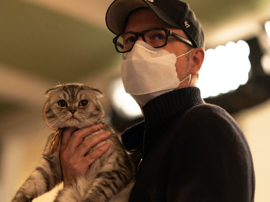 Matthew Vaughn y Chip (Argylle 2024)