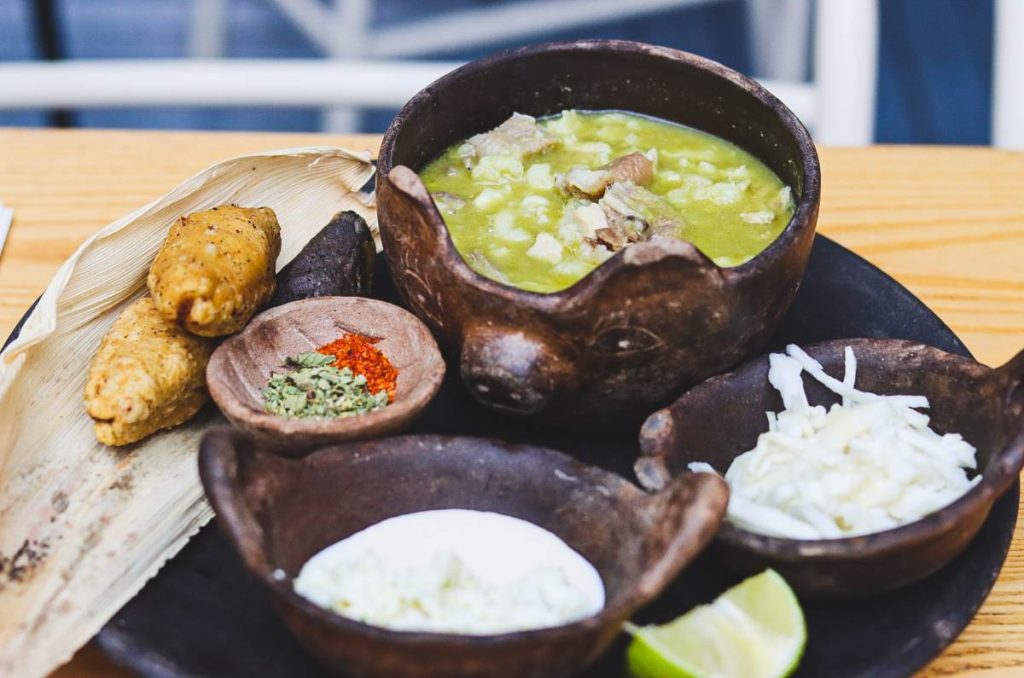 Pozole verde de Chichicasco de MUX