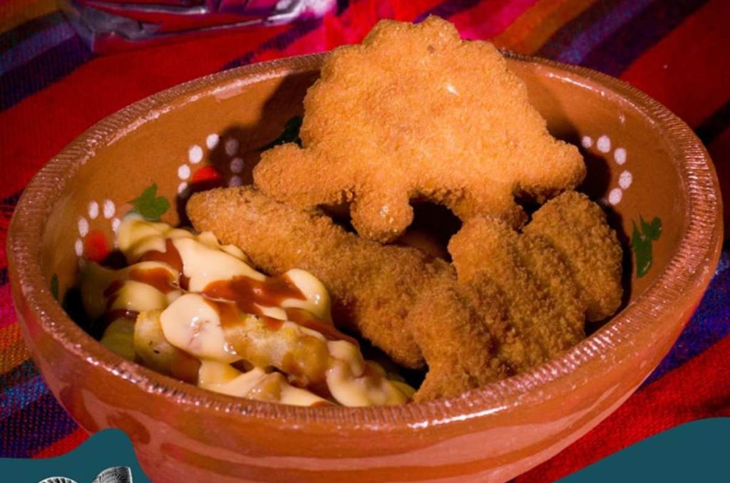 dino nuggets de pulquería El Saltito