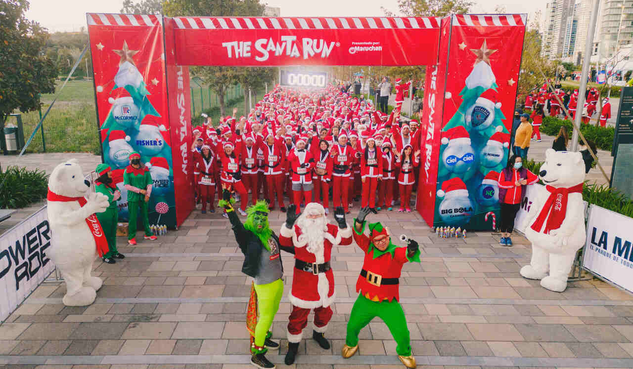 The Santa Run 2023 en CDMX