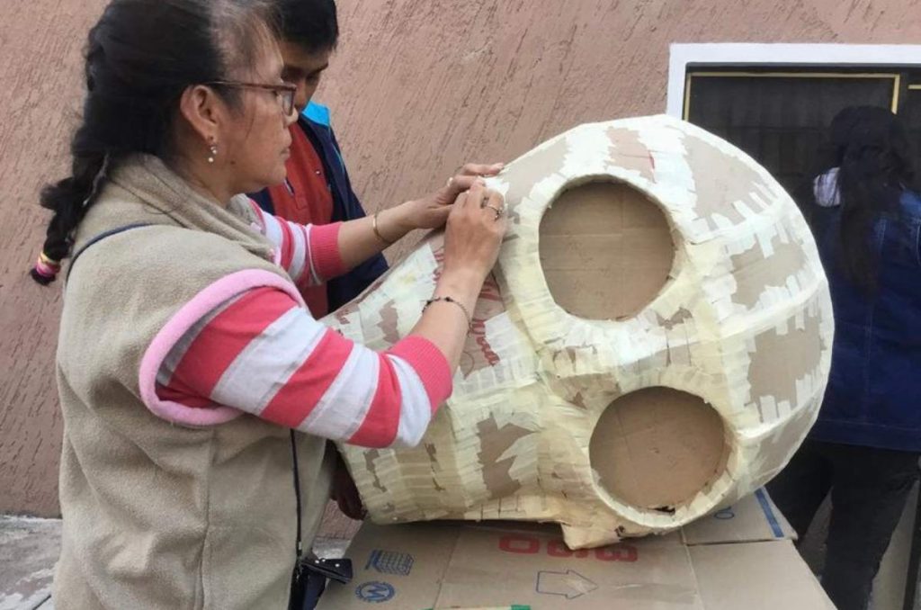 Calaveras gigantes de Tláhuac: ¡Habrá una escultura de 40 metros! 1