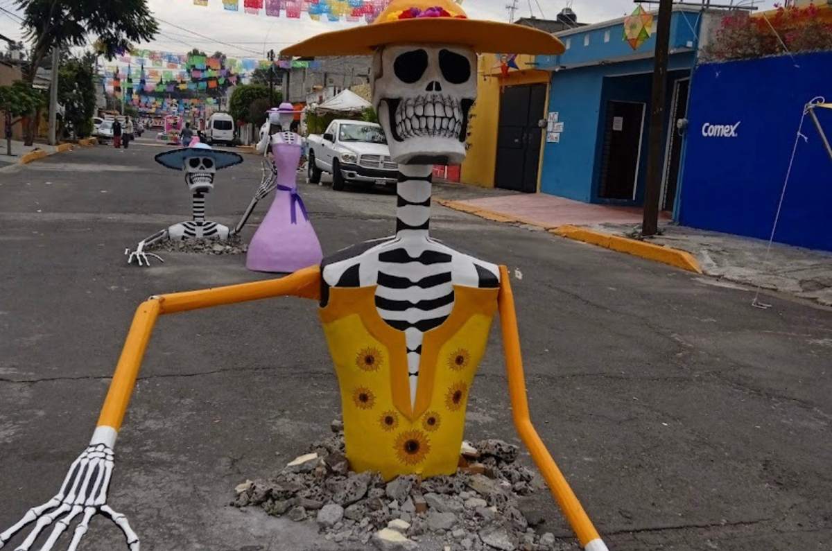 Calaveras gigantes de Tláhuac: ¡Habrá una escultura de 40 metros!