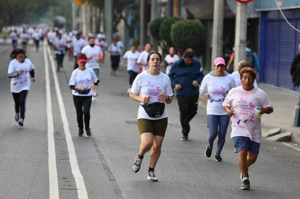 Segunda carrera Lucha contra Cáncer de Mama en Coyoacán