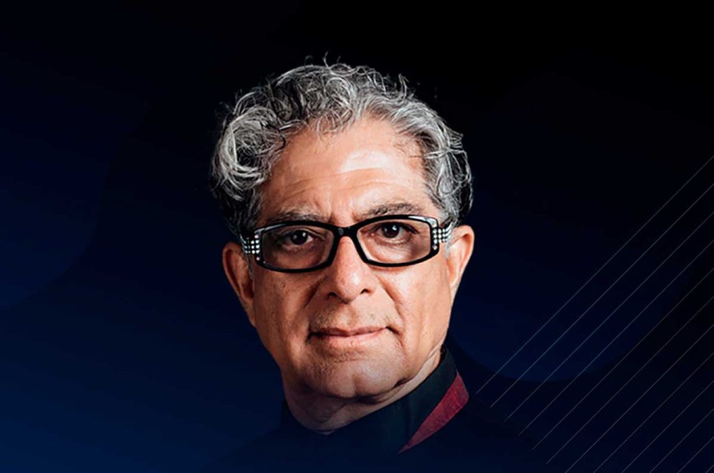 Deepak Chopra, una leyenda viva, en Universal Thinking Forum