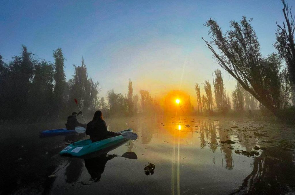 Habrá paseos en kayak para ver el eclipse solar en CDMX