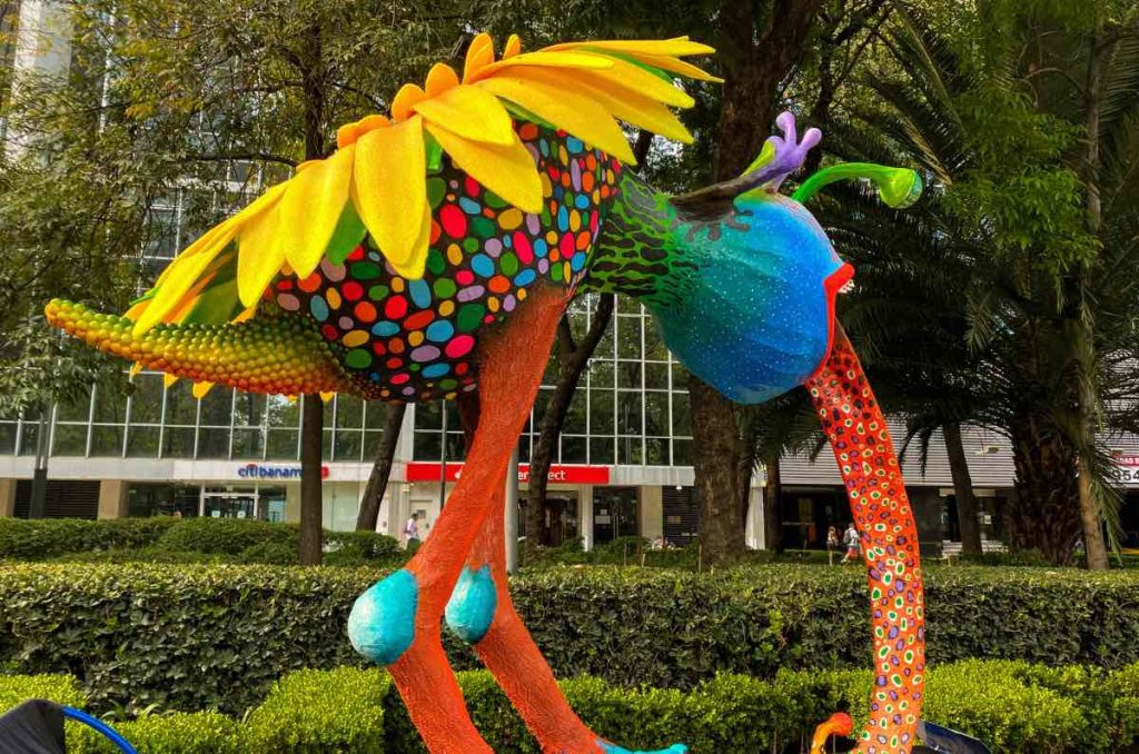 exposición de alebrijes en reforma