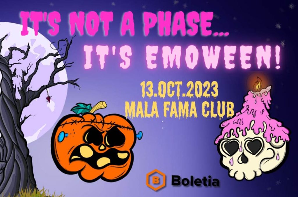 Llega a la CDMX una nueva edición de, Emoween, la fiesta organizada por Wolfcore Productions y dedicada a todos los fans de la cultura emo y el Halloween