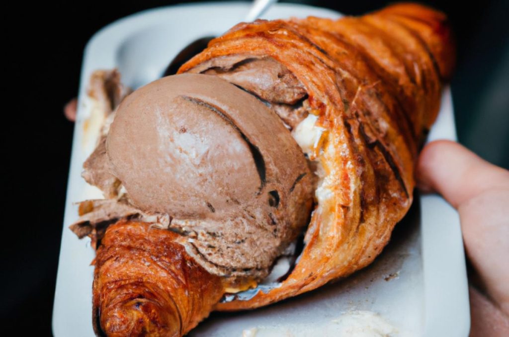 ¿Croissant más helado? Este postre es el más monchis de CDMX