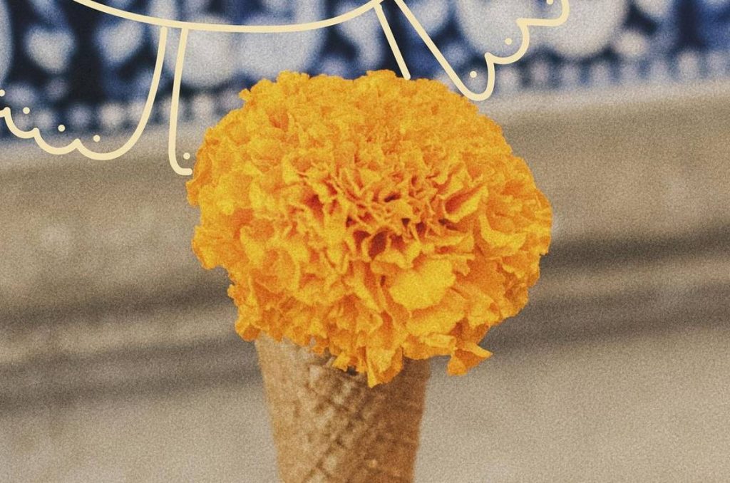 Descubre este helado de flor de cempasúchil en Nieve de Olla