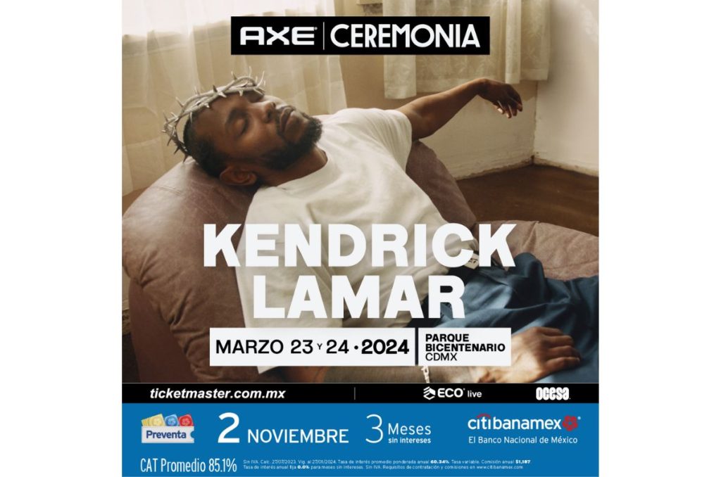 kendrick lamar axe ceremonia 2024 cdmx