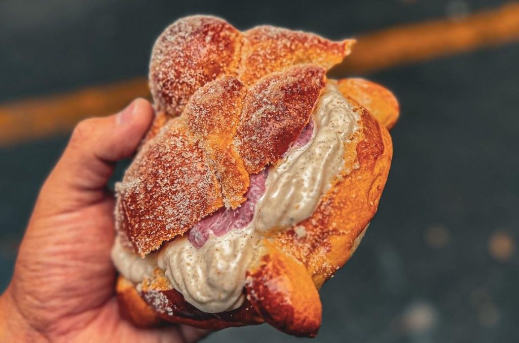 Así es el pan de muerto en Café Q Pedro Pablo