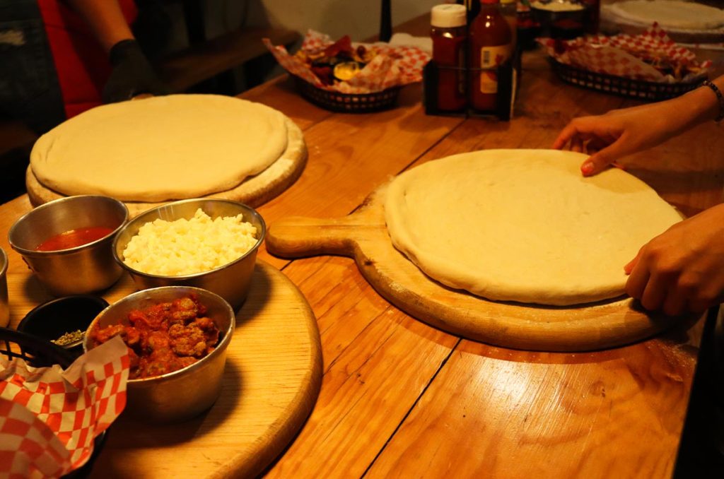 pizza a la leña ingredientes