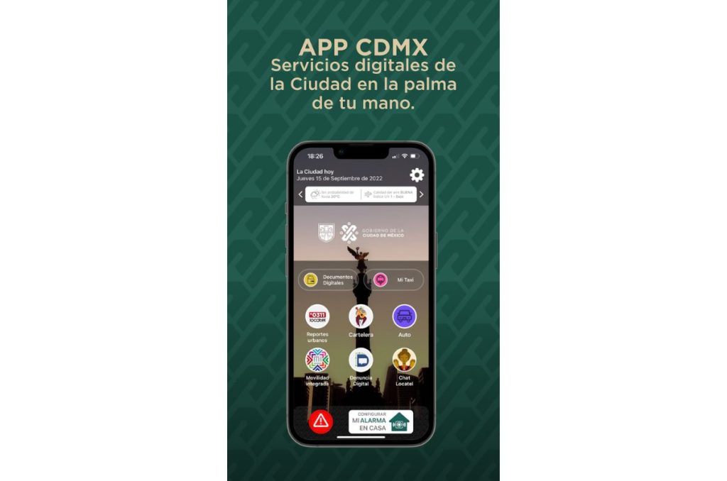 Movilidad Integrada App CDMX inicio