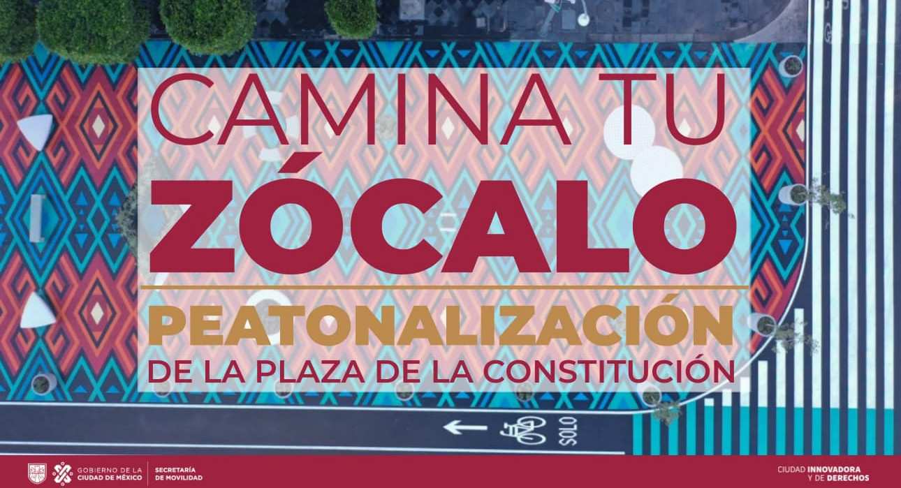 Peatonalización del Zócalo será decisión colectiva
