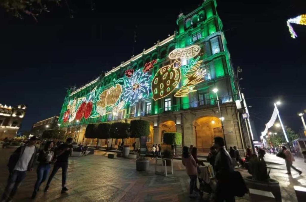 alumbrado navideño cdmx