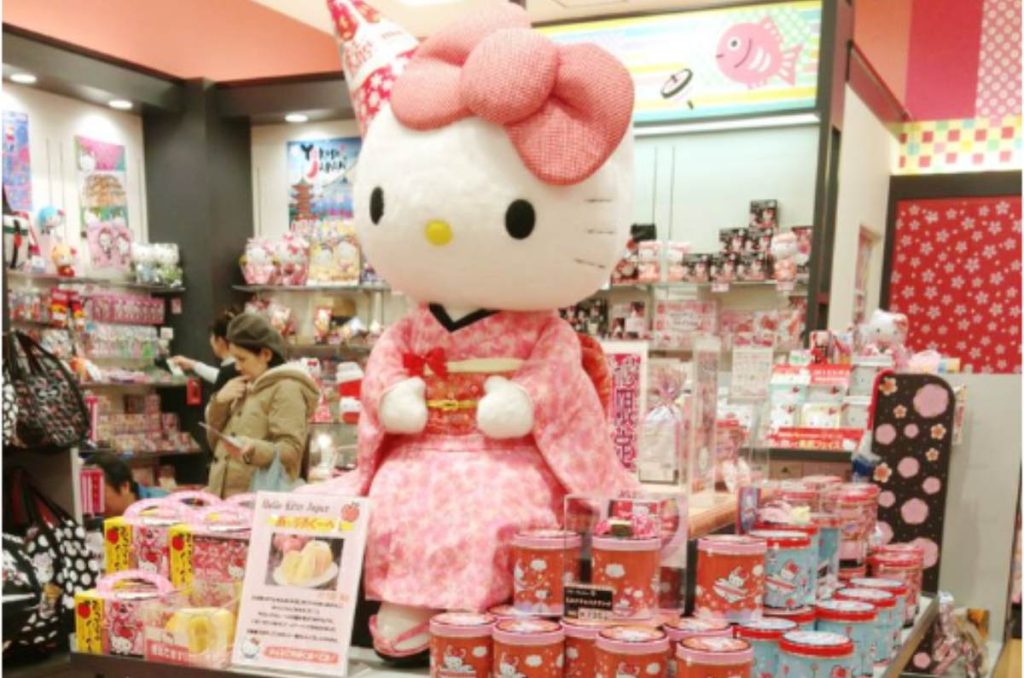 bazar navideño hello kitty