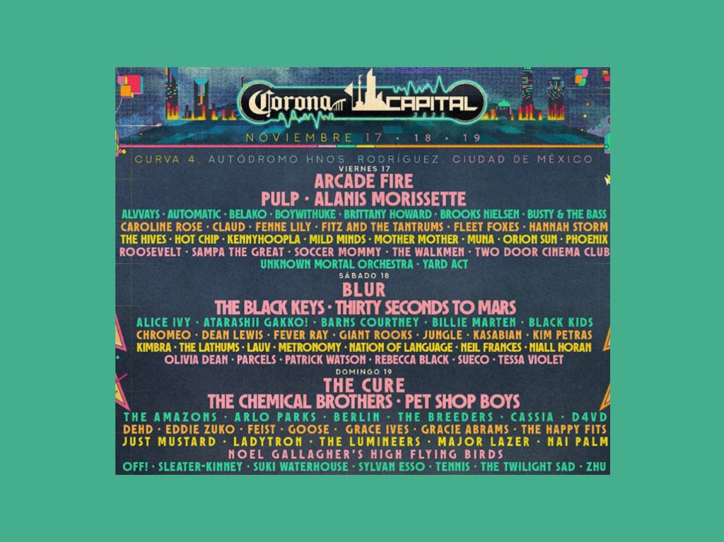 Corona Capital 2023 lineup