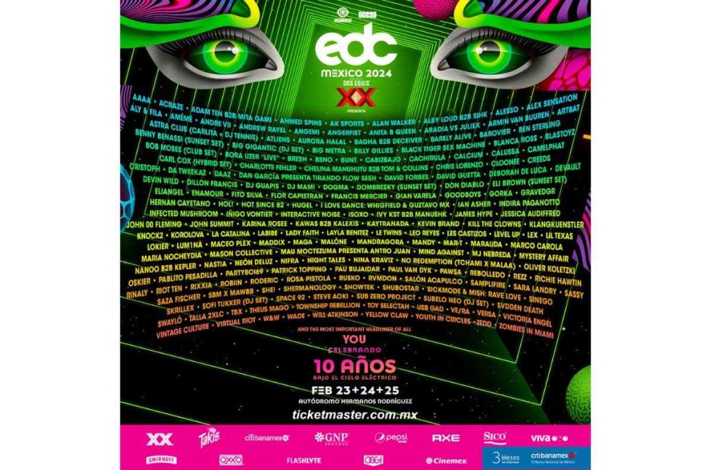 line up edc 2024