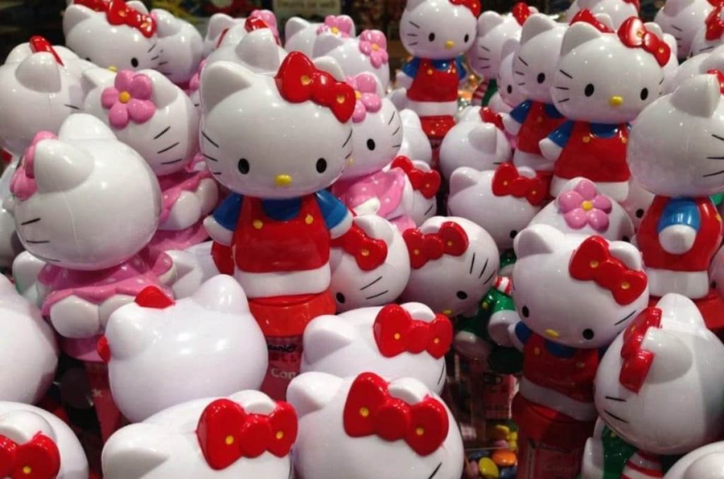 bazares navideños hello kitty