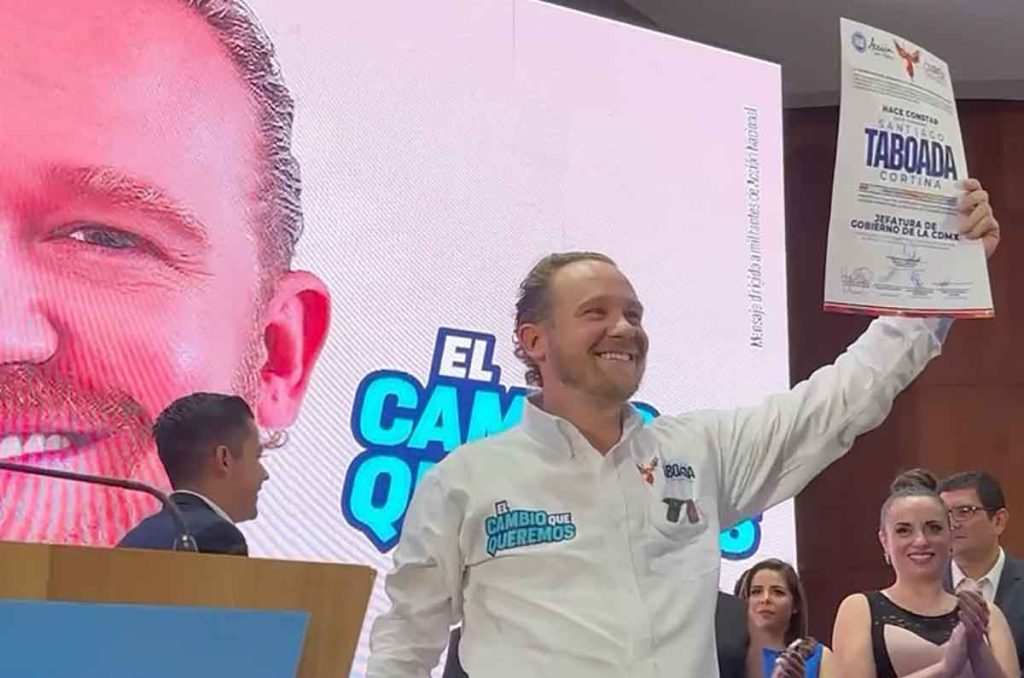 Santiago Taboada recibe respaldo del PRI para su precandidatura a CDMX