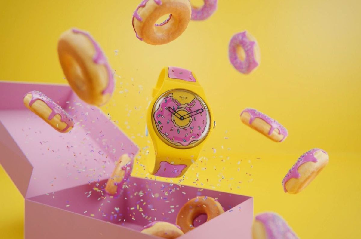 Seconds Of Sweetness, la rosquilla de los Simpson en Swatch