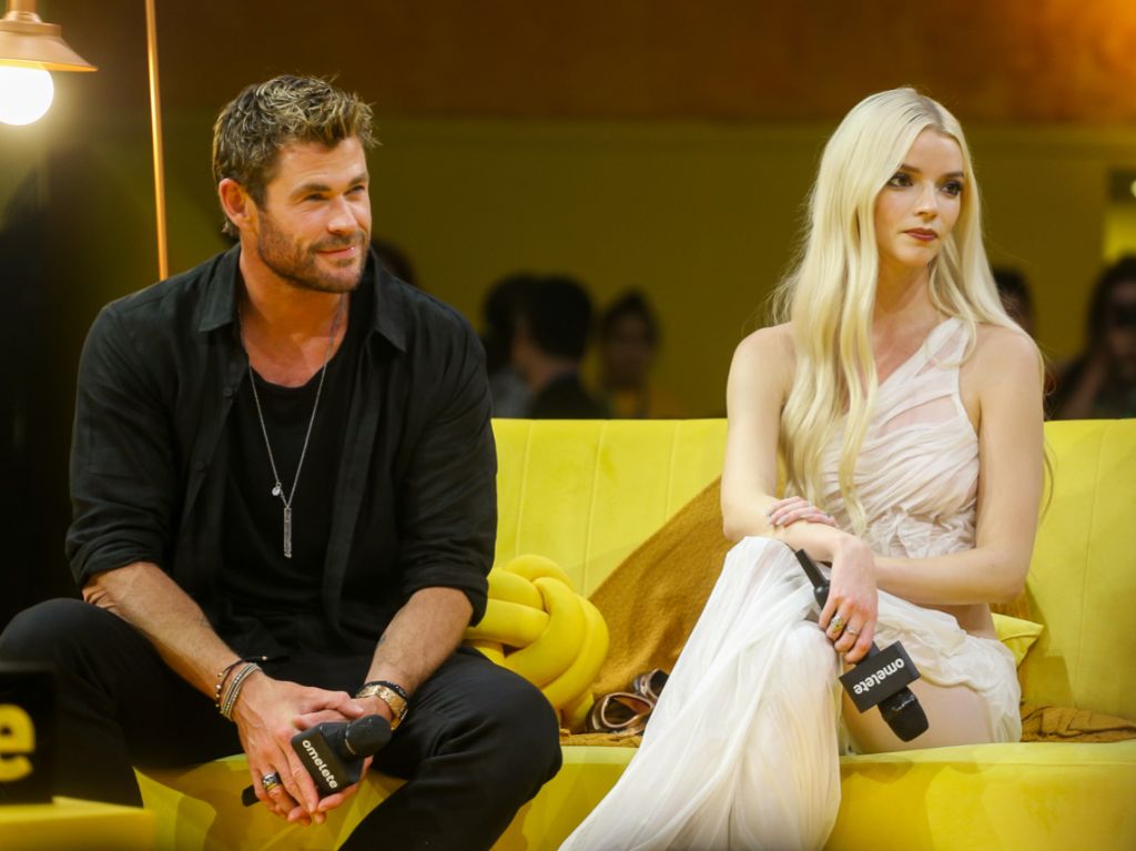 Anya Taylor-Joy y Chris Hemsworth (CCXP Furiosa)