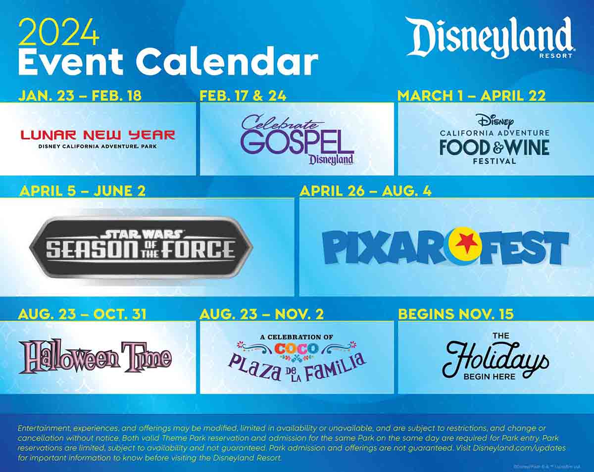 Disneyland Resort calendario 2024: cuándo es Halloween y Navidad 3