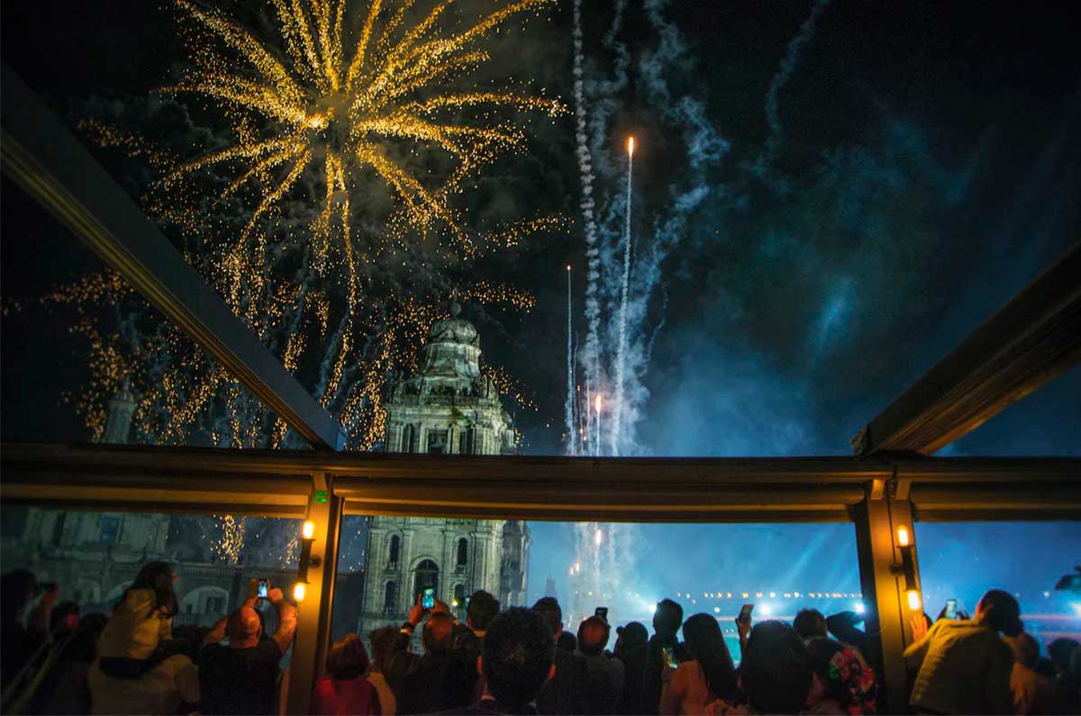 Una noche mágica: cena de Año Nuevo en el Centro Histórico de la Ciudad de México