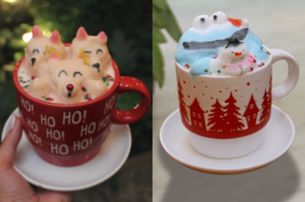 Prueba el Latte 3D navideño de Café C