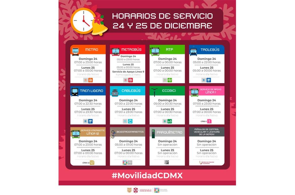 horarios de transporte público