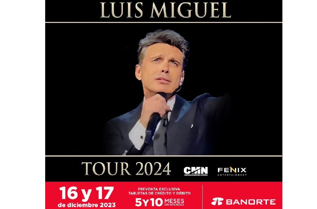 Luis Miguel tour 2024 preventa Banorte
